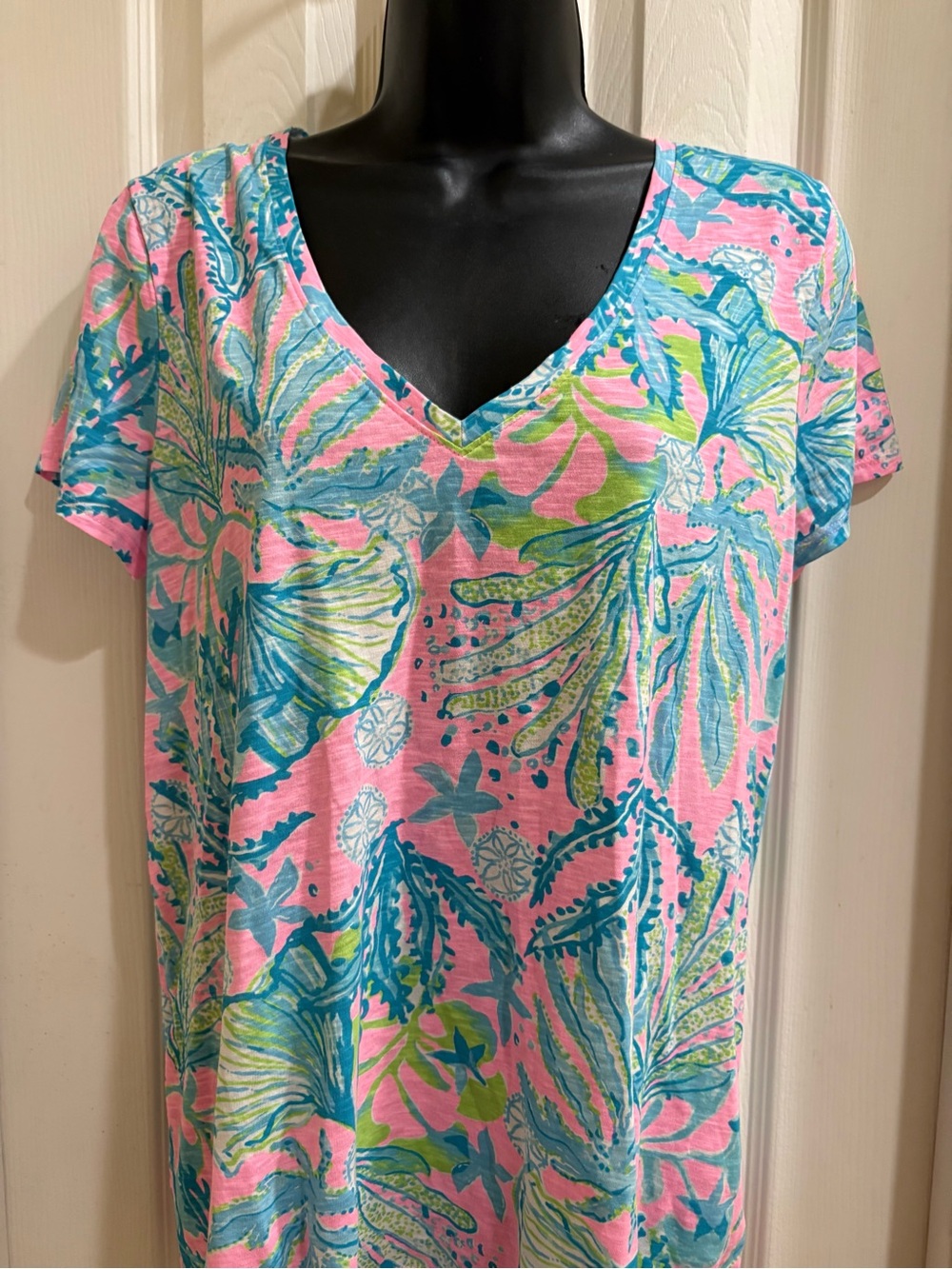 Lilly Pulitzer Etta Top Mandevilla Baby Hip Tropical Print⭐️NWT⭐️